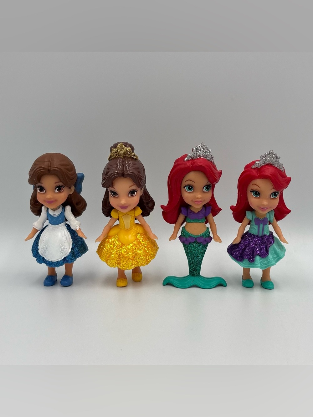 RARE Disney Princess Toddler Doll Toy Lot- Belle + Ariel Animator Collection